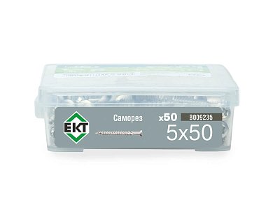 Саморез для террасной доски TORX25 5.0x50, НЕРЖ.СТАЛЬ (упак/50шт)