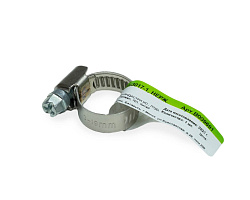 Хомут червячный (13-19 мм), ширина 9 мм, DIN3017-1, НЕРЖ. СТАЛЬ, W2, ЕКТ (с этик./1шт)