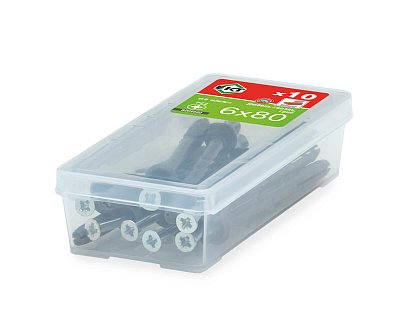 Дюбель-гвоздь GL, 6x80 гриб, п/п, ЕКТ (мини-конт./10шт)