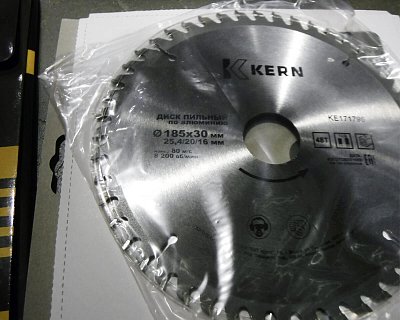 Диск пильный по дереву 185x30/25.4/20/16мм 48 зубьев KERN (шт) (Уценка) (Уценка)