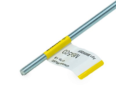 Шпилька резьбовая M6x500мм, прочн. 4.8, цинк, МОНТАЖ (с этик./1шт)