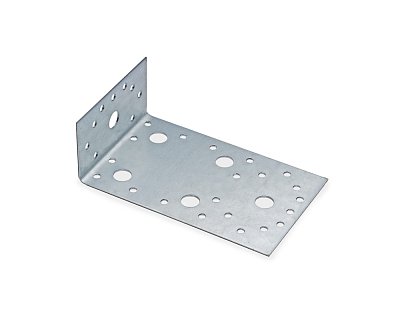 Крепежный уголок оцинкованный ассиметричный 50x150x90x1,5 мм KUAS-90x1,5 (упак/4шт)