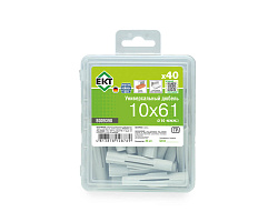 Универсальный дюбель UDD 10x61, НЕЙЛОН, в пласт. контейнере (упак/40шт) ЕКТ