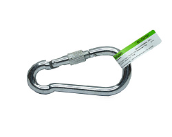 Карабин М10, с фиксатором, DIN5299D, ЕКТ (с этик./1шт)