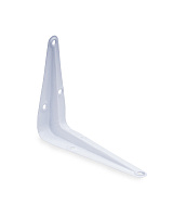 Кронштейн стальной с ребром жесткости, белый 100x125мм (шт)