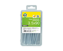 Гвоздь строительный, 3.5х90, цинк, в пласт. контейнере, ЕКТ (упак/0.4кг)