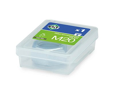 Гайка М20, цинк, прочн. 8 DIN 934 (упак/1шт)