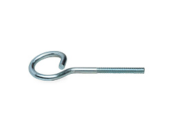 Крюк качельный с метрической резьбой 10х160, прочн. 4.8 (упак/25шт)