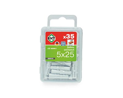 Распорный дюбель KEW DSD S 5х25, (упак/35шт) НЕЙЛОН