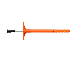 Дюбель тарельчатый 10х160 со стальным гвоздем с термоголовкой DTI-10 (упак/250шт)