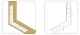 Угловой соединитель 120x120x35 US-120 (упак/80шт)
