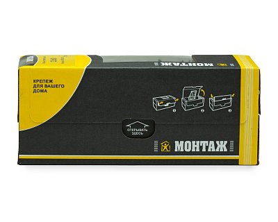 Гвоздь строительный 2.5x50, МОНТАЖ (кор. с окном/1кг)