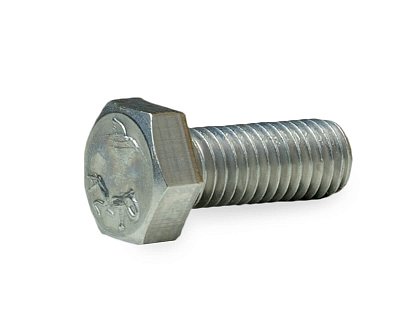 Болт с шестигранной головкой M8х20, DIN933, НЕРЖ. СТАЛЬ (упак/200шт)