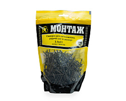 Саморез для гипсокартона 3.5x51, редкий шаг (к дереву), фосфат, дой-пак L, МОНТАЖ (пакет/280шт)