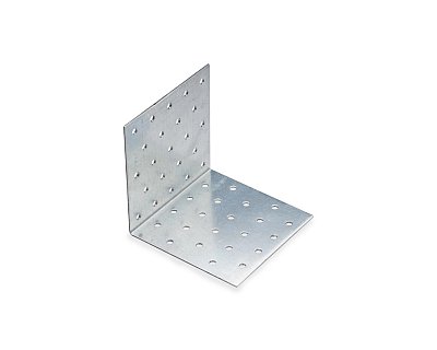 Уголок крепежный равносторонний 100x100x100x2,0 мм KUR-100-100 (упак/25шт)