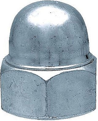 Гайка колпачковая М14, DIN1587, прочн. 6, цинк (упак/50шт)
