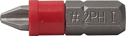 Насадка крестообразная PH1х25мм 1/4" с торсионной зоной, S2 GERAL (упак/1шт)