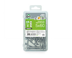 Саморез для террасной доски TORX25 5.0x60, нерж.сталь (упак/50шт)