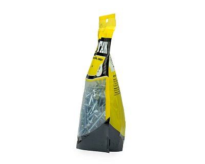Саморез с прессшайбой 4.2x51, сверло, цинк, дой-пак L, МОНТАЖ (пакет/200шт)