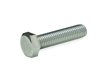 Болт с шестигранной головкой M12х50, DIN933, НЕРЖ. СТАЛЬ (упак/50шт)