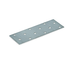 Пластина соединительная оцинкованная 120x40x2,0 мм PS-40x120 (упак/50шт)