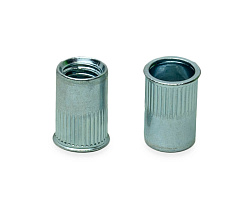 Заклепка резьб. M6x14.0Е/0525, ст.,оцинк.,уменьш.борт,насечка на теле (упак/1.000шт)