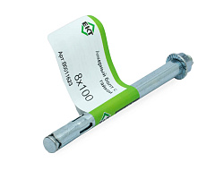 Анкерный болт с гайкой   8х100 (с этик./1шт)