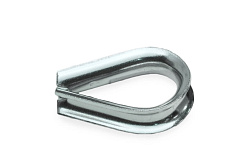 Коуш для канатов М6, DIN6899, НЕРЖ. СТАЛЬ А4 (с этик./1шт)