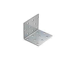 Уголок крепежный равносторонний 50x50x60x2,0 мм KUR-50-60 (упак/150шт)