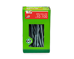 Дюбель-гвоздь GL, 10x100 потай, п/п, ЕКТ (кор. с окном/25шт)