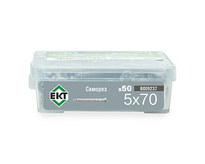 Саморез для террасной доски TORX25 5.0x70, НЕРЖ.СТАЛЬ (упак/50шт)