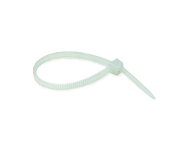 Кабельная стяжка 4.8/5х450, белая (упак/100шт)