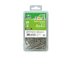 Саморез усиленный по дереву TORX20 4.0x40, потай, желт. цинк (упак/110шт)
