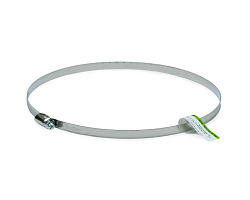 Хомут червячный (180-200 мм), ширина 9 мм, DIN3017-1, НЕРЖ. СТАЛЬ W2 (с этик./1шт)