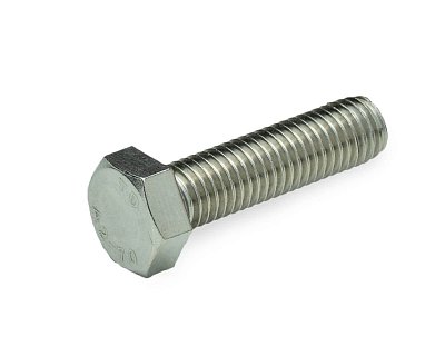 Болт с шестигранной головкой M12х45, DIN933, НЕРЖ. СТАЛЬ (упак/100шт)