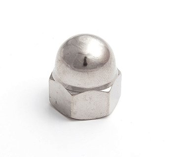 Гайка колпачковая М10, DIN1587, НЕРЖ. СТАЛЬ (упак/50шт)