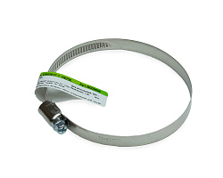 Хомут червячный (70-90 мм), ширина 9 мм, DIN3017-1, НЕРЖ. СТАЛЬ, W2, ЕКТ (с этик./1шт)