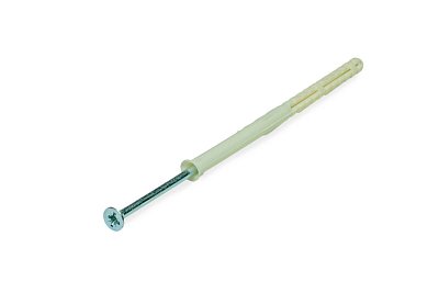 Рамный дюбель, двойная зона, под отвертку RDD 8x140 TORX, НЕЙЛОН KEW (упак/50шт)