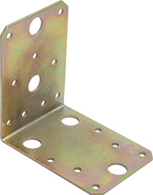 Соединительный уголок 105x105x90/2 KL8, желтый цинк (шт)