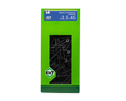 Саморез по ГК 3.5х45 частый шаг (к металлу), фосфат., в коробке с окном, ЕКТ (упак/500шт)