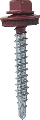 Саморез кровельный SRW-R, 4,8х29 сверло РТ1 RAL 3011 (красно-коричневый) МОНТАЖ (упак/200шт)