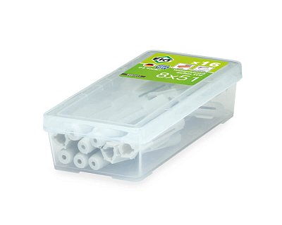 Универсальный дюбель KEW UDD 8x51, НЕЙЛОН (упак/16шт)