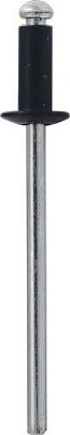 Заклепка 4х10, алюминий/сталь, RAL9005 (черный) (пакет/50шт)