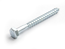 Саморез с шестигранной головкой 12х260, острый, цинк (упак/150шт)
