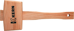 Киянка деревянная, квадратный боек, 440г KERN (шт)
