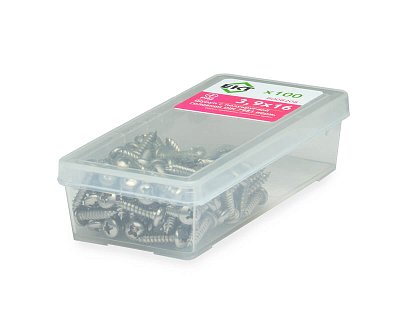 Шуруп с полукруглой головкой SDP-S, 3.9х16, DIN7981, нерж. сталь (упак/100шт)