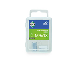 Удлиняющая гайка М 6х18 DIN 6334, класс прочности 6 (упак/2шт)