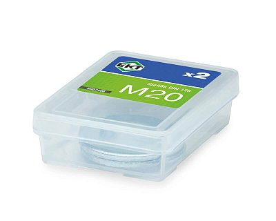Шайба М20, цинк, DIN125 (упак/2шт)
