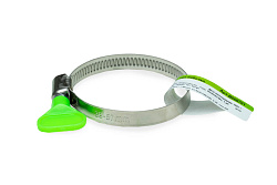 Хомут червячный (38-57 мм), ширина 9мм, тип бабочка, НЕРЖ.СТАЛЬ, W2, ЕКТ (с этик./1шт)