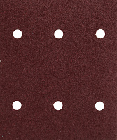 Бумага наждачная 114х140мм, P60, 6 отверстий, KERN (упак/5шт)